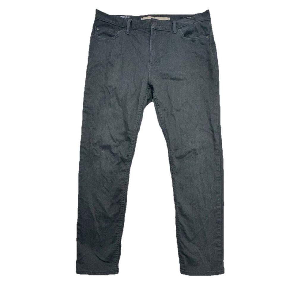 Banana Republic Mens Slim Fit Straight Leg Gray Travel Jeans Size 34 X 30